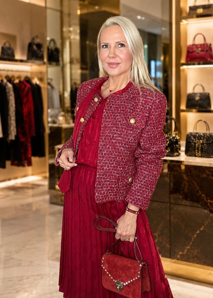 Outfit selezionato da Anastasia Slabunova — personal shopper di lusso