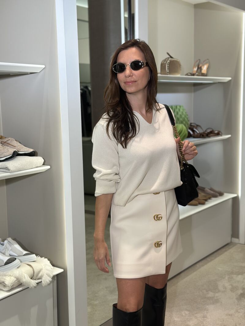 Anastasia Slabunova, personal shopper a Conegliano — look femminile scelto in boutique
