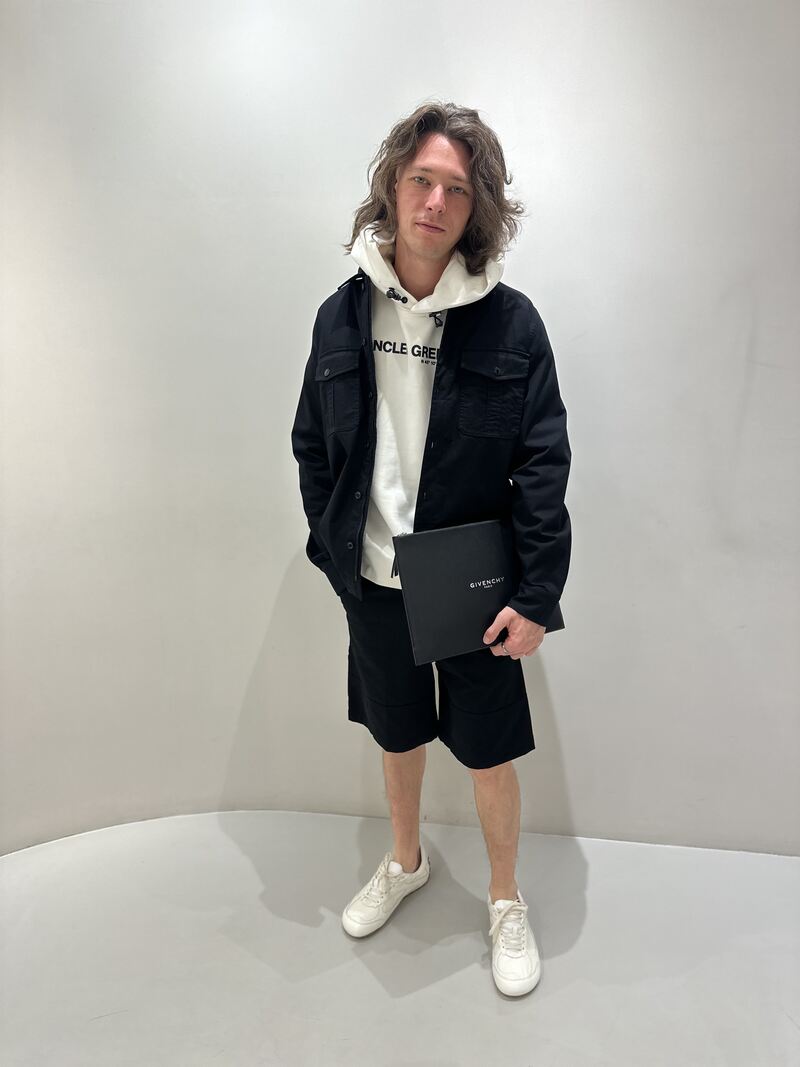 Anastasia Slabunova, personal shopper a Conegliano — look maschile scelto in boutique